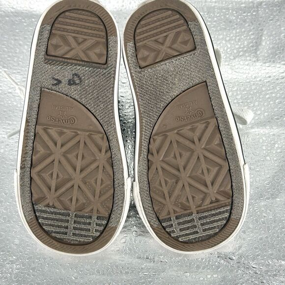 Converse Chuck Taylor All Star Hi Toddler Black/White Shoe Size 7C 7J231 - Picture 9 of 12